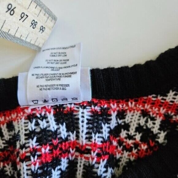 Super Mario Sweater Mens XL Multicolor Crewneck AOP Geo Gamer XMas Colorful LS - Picture 13 of 15